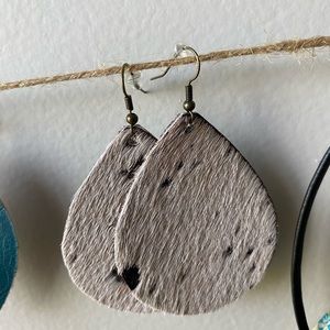 Cowhide Earrings